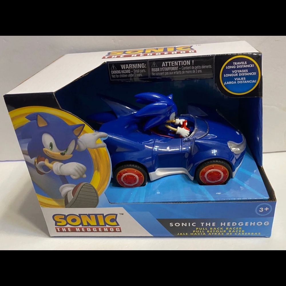 NKOK Sonic The Hedgehog Pull Back Racer!!